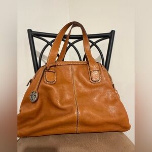 Michael Kors Cognac Leather Satchel
